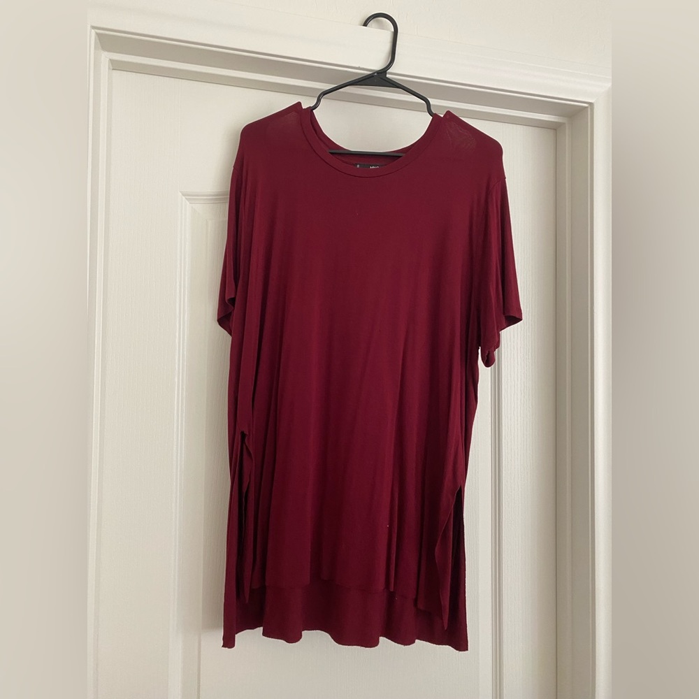 3 for $20 Maroon Tunic Top